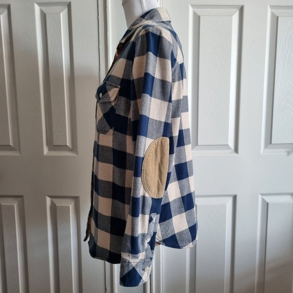 Roots Park Plaid Long Sleeve Shirt Size S - Picture 10 of 11